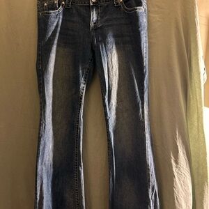 Paris Blues Dark Blue Flare Jeans